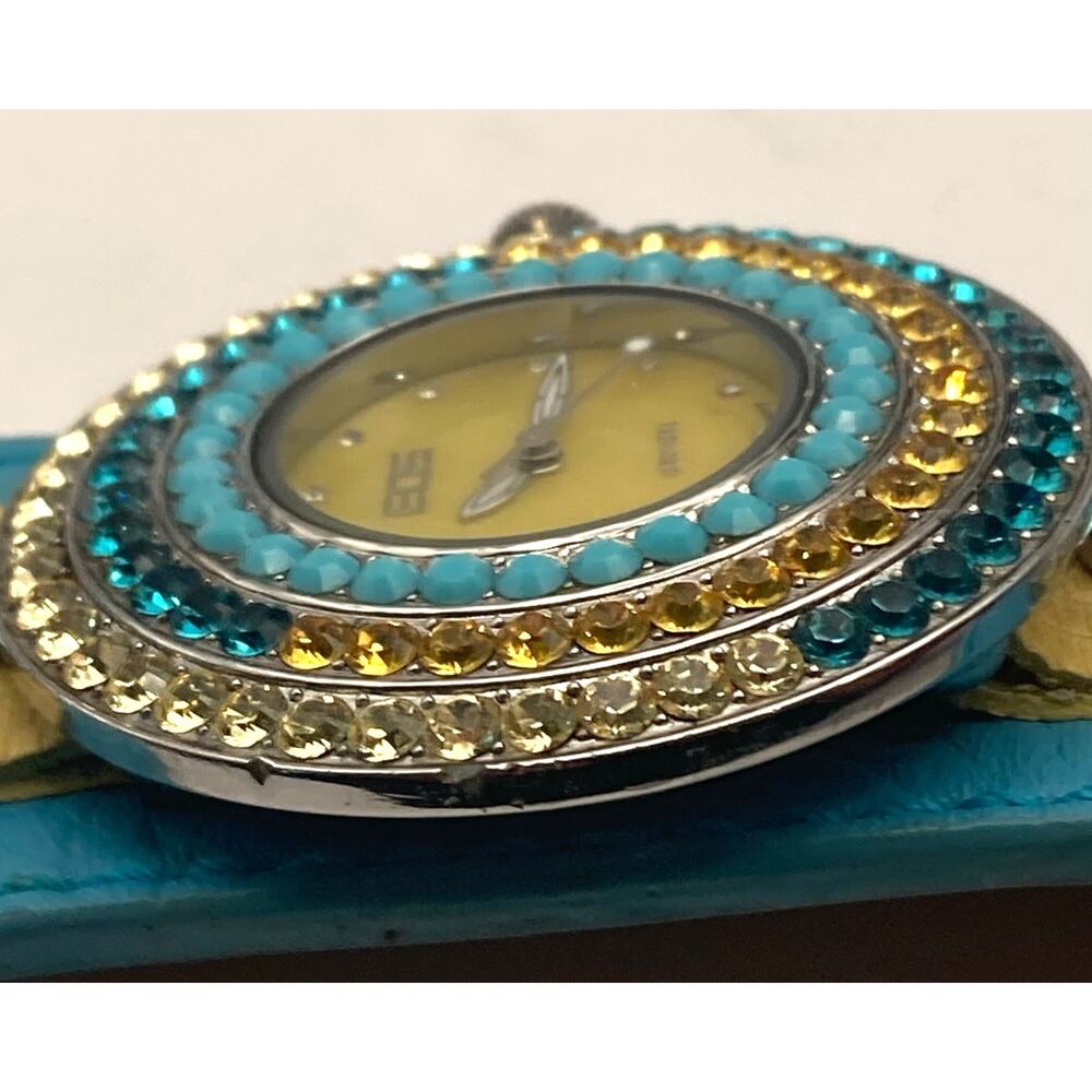 Beautiful EOS New York Womens Watch 43mm Leather Adjustable Band - Fresh battery - Picture 5 of 13